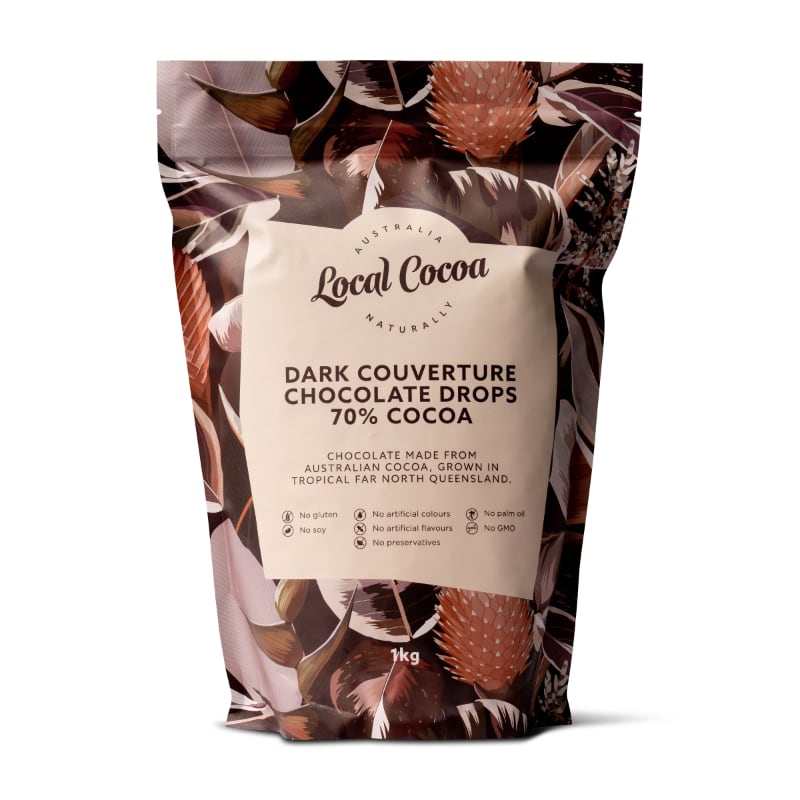 Dark Couverture 70% Chocolate Drops 1kg