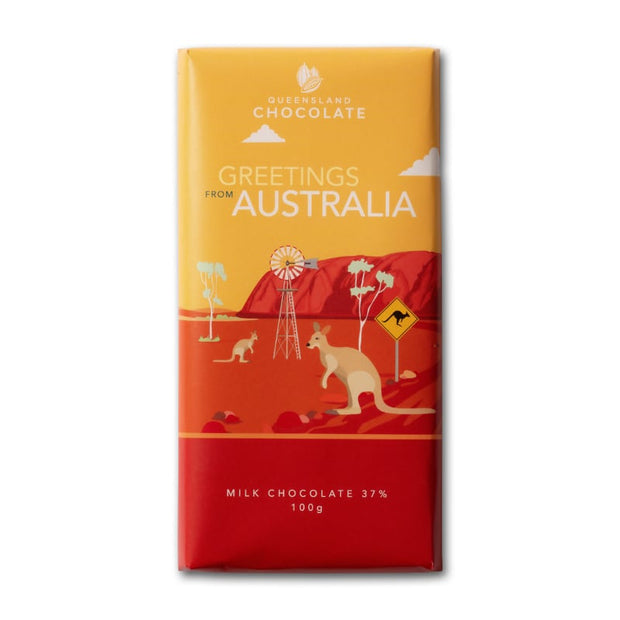 Greetings From Australia Milk Chocolate Bar 100g