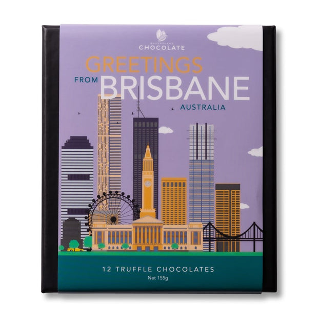 Greetings from Brisbane Truffles Gift Box 12pc