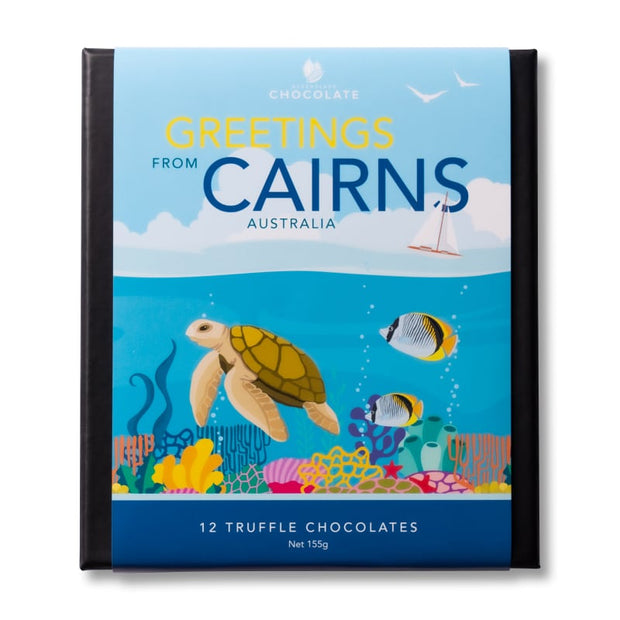 Greetings from Cairns Truffles Gift Box 12pc