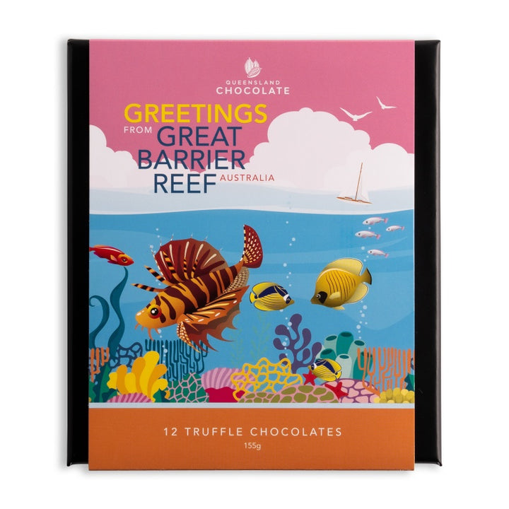 Greetings from Great Barrier Reef Truffles Gift Box 12pc