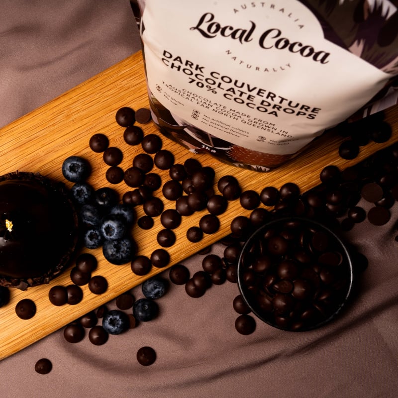 Dark Couverture 70% Chocolate Drops 500g